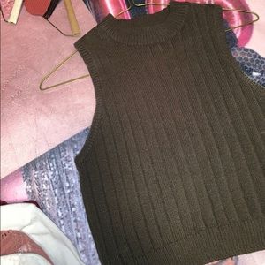 Olive Green Halter Top